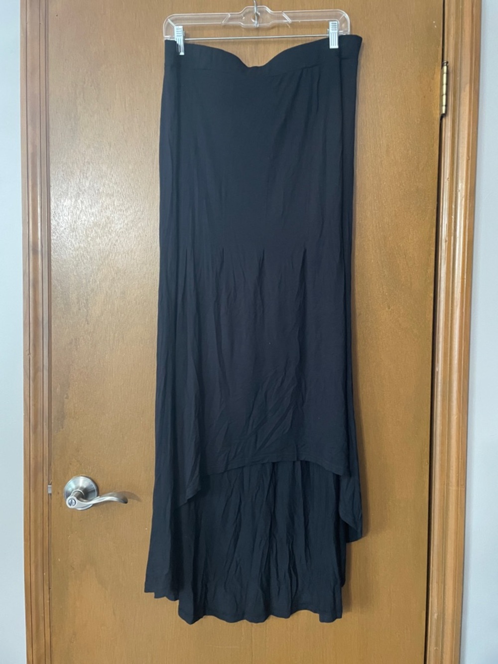 G by Giuliana Black High-Low Maxi Skirt